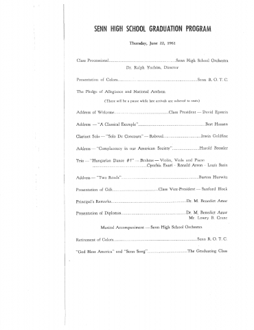 Graduation Program, Pg. 2